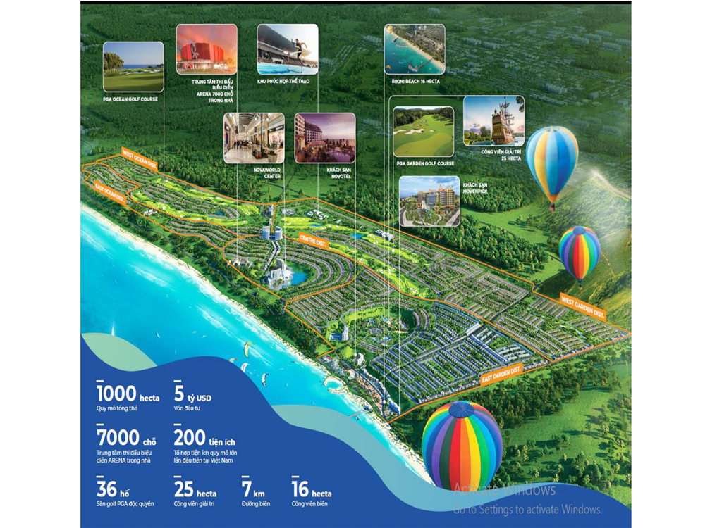 giới thiệu dự án  siêu thành phố biển du lịch- sức khỏe.